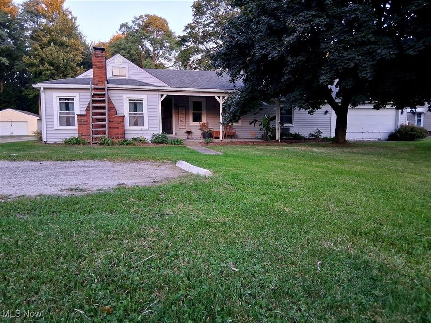Charming Ranch on Over an Acre with Detached Garage & Mature Trees

Welcome to this inviting single-story ranch in beautiful Painesville Township, set on a spacious 1.19-acre lot that feels like your own private retreat.

Step inside to a bright and welcoming living room with oversized windows and a cozy wood-burning fireplace, perfect for gatherings. The open floor plan flows into the updated kitchen, featuring white cabinetry, tile backsplash & breakfast bar seating. The home offers 3 bedrooms (all with fresh carpet), and 2 full bathrooms, providing plenty of comfort for family and guests.

Enjoy outdoor living on the covered back porch that overlooks a park-like yard shaded by mature trees—ideal for summer barbecues, family play, or simply relaxing in privacy. A detached 2-car garage provides abundant storage and workspace.

Recent updates include fresh interior paint, new flooring in main areas, trim, gutters and more!

Located in the Riverside City School District, this property offers the best of both worlds: peaceful country-like surroundings with quick access to major roads, shopping, and dining.

Key Features:

3 Bedrooms, 2 Full Baths

2,066 Sq Ft of Living Space

Expansive 1.19 Acre Lot with Mature Trees

Cozy Fireplace & Bright Open Living Room

Covered Deck & Large Backyard

Extra Outbuilding

This is one-floor living at its finest—schedule your private tour today!