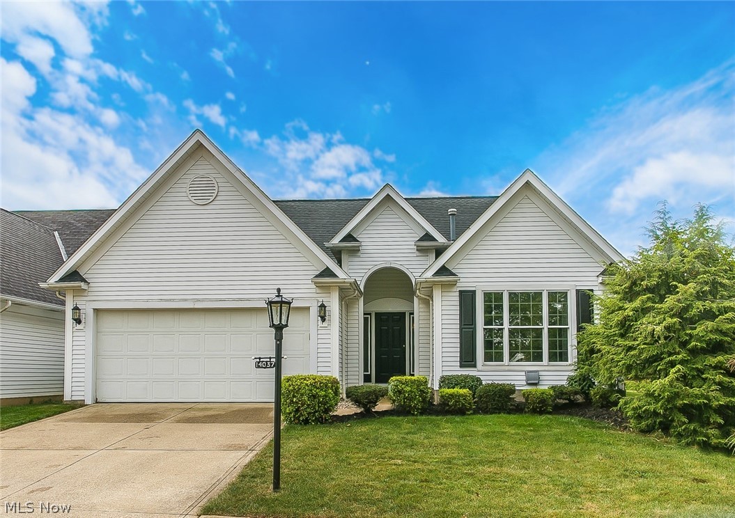 Beautifully maintained Ranch home. Sits on a quiet street across from a small park and lake. Features an open floor plan with large living area, vaulted ceilings and floor to ceiling brick fireplace. Bright and cheerful eat- in kitchen opens to a tree lined private back yard. Split Bedroom Plan, Spacious Master Suite includes walk-in closet. Laundry room just off garage. One owner home. New Room and Freshly painted throughout. Located in a mature neighborhood with recreation area includes, playground, pavilion, basketball and lake, close to shopping, rec center and easy access to highway. Move in Ready!