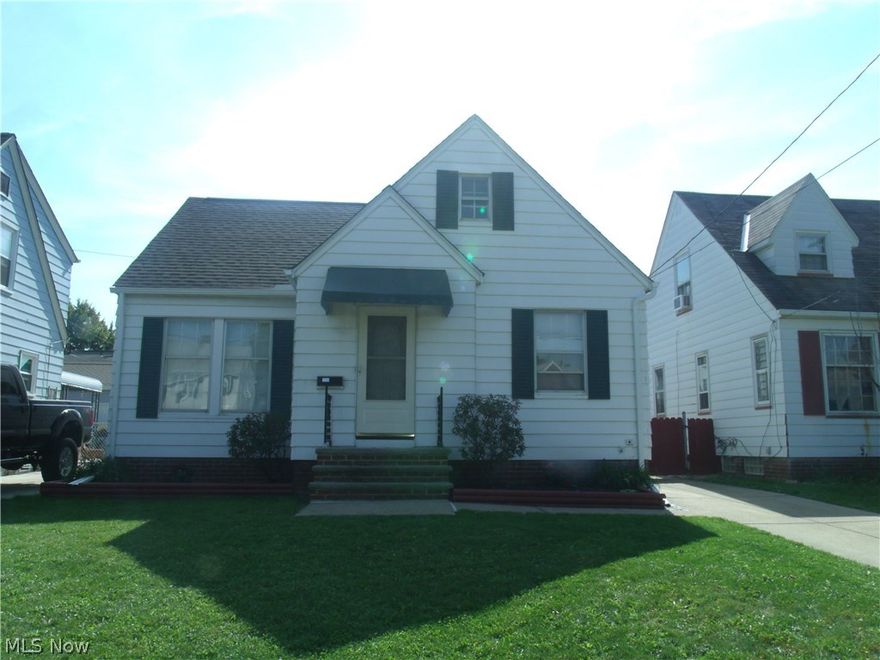 Welcome to 6801 Woodhaven Avenue!!   Updated 4 bedroom bungalow on great tree-lined street in Old Brooklyn. Remodeled kitchen has granite counter and back splash! Cozy eating area w/built-in added cabinet space. New flooring throughout!  Two Spacious first floor bedrooms!  Two second floor bedrooms with additional loft space. Partially finished basement.  Full Bath with walk-in closet located in basement!!   Block walls freshly painted w/dry lock paint. Some newer windows. Roof replaced in 2012. Huge driveway for ample parking. New Garage Door!  Fully fenced yard w/gate. New Storm Doors! Low maintenance landscaping and fenced in yard complete the package!