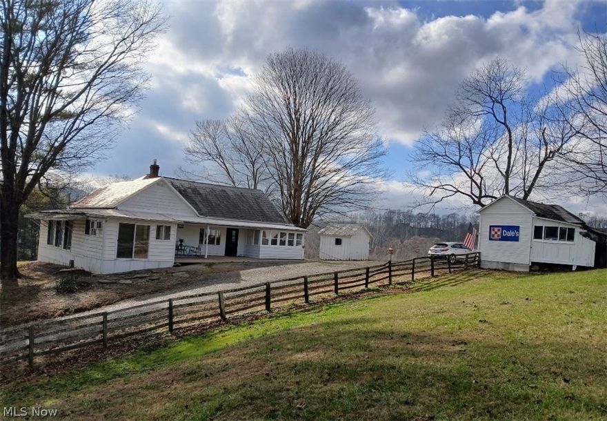 Discover peaceful country living at 36189 Harriettsville Rd in Lower Salem, Ohio—a charming rural retreat
surrounded by rolling landscapes and quiet natural beauty. This inviting property offers cozy, light-filled living spaces and
abundant outdoor potential, whether you envision gardening, farming, or simply enjoying the serenity of the
countryside with a functioning barn. Conveniently located near the welcoming communities of Lower Salem and Harriettsville, the home provides both privacy and accessibility. The driveway sits on a Township road, with the Township responsible for all maintenance and snow removal for easy year-round access. Outdoor enthusiasts will appreciate the two stocked fishing ponds located on the property, offering peaceful recreation and natural beauty. Included in the sale is a valuable collection of
equipment—one four-wheeler, a Ford 2000 farm tractor, a three-point scrape blade, a King Cutter finish mower, a Woods
three-point finishing mower, a utility trailer, and two riding mowers—providing everything you need to care for and enjoy
the land immediately. Whether you’re seeking a full-time residence or a peaceful getaway, this property offers an
excellent opportunity for personalization and is being sold as-is, giving you the freedom to shape it exactly as you
imagine. Mineral rights do not convey, but there is an option to purchase.