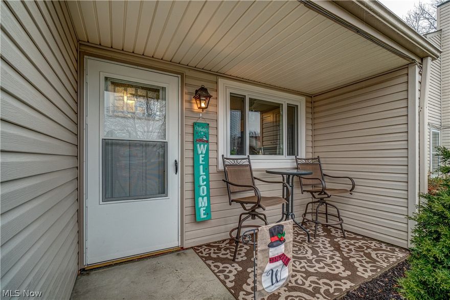 Nothing left to do here but move right into this freshly updated ranch condo!  Single floor living at its finest with everything you need on the main level including a laundry hook up in the bathroom and plenty of storage in the full, unfinished lower level.  This kitchen will blow you away, with brand new soft close cabinets, Cambria Quartz countertops, new stainless steel appliances, and luxury vinyl flooring.  This space opens into the dining area and living room with vaulted ceilings with exposed beams.  The master bedroom is attached to the full bathroom that has also been updated with luxury vinyl flooring, a new vanity with Cambria Quartz, and a vessel sink.  There is a patio area in the back perfect for your grill and a 1 stall garage large enough for an SUV.  Other updates in this home include; new 6 panel doors throughout, freshly painted white trim, and new windows.  Did I mention the HOA fees are only $133 per month!!  This property has so much to offer for the price.  Sche