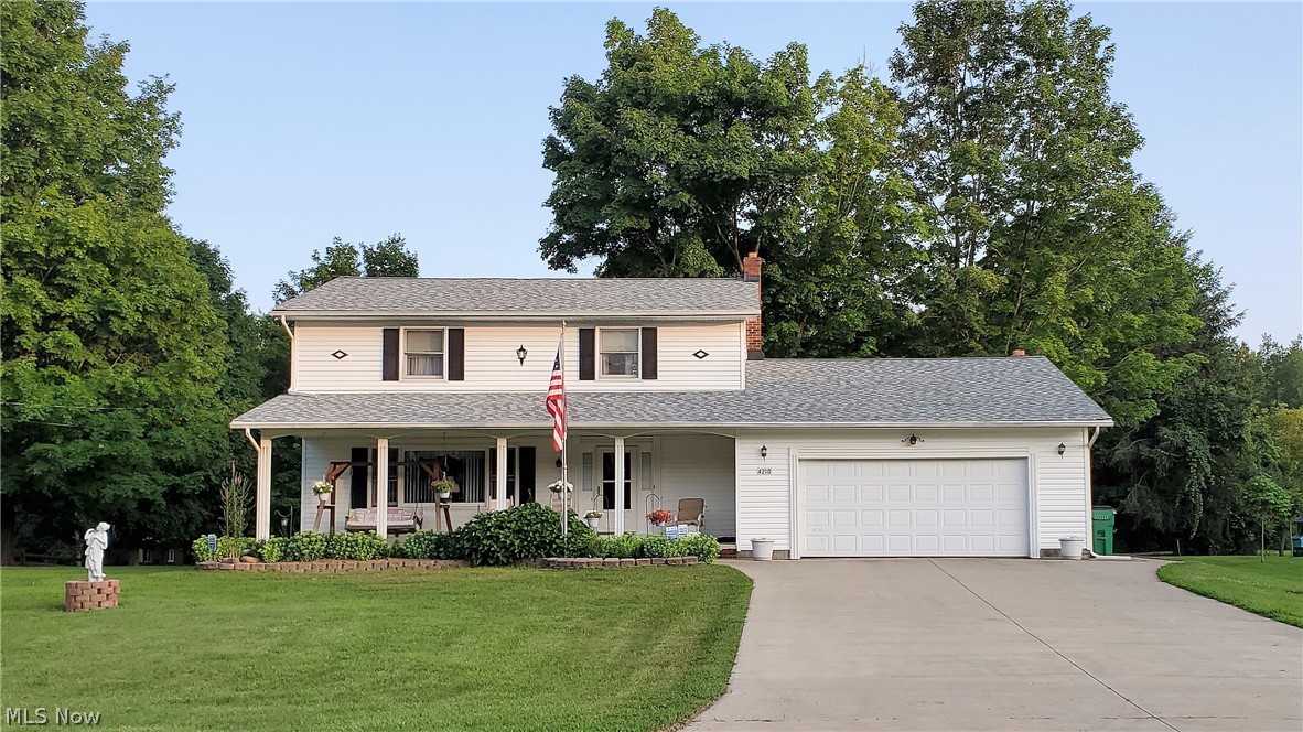 Must see spacious colonial in Perry Township! No guesswork, this home has been professionally appraised. Priced below appraised value. There is no shortage of space in this 2000+ sq ft, 3 bedroom / 3 bath home. The large, full unfinished basement offer and additional 800 sq ft of usable space for storage, or finish this area for even more living area. Looking for room for your home business? Or dreaming of starting one? Easily turn that into reality with the large pole barn that features 10ft ceilings, and an attached concrete carport. This space is another 864 sq ft of potential for whatever you can think up for this space! Perfect for mechanics, car collectors or just about anyone with a vision! All appliances stay with home, and a 1 year home warranty is included. New roof in 2019! Just move right in and make this house your new home!