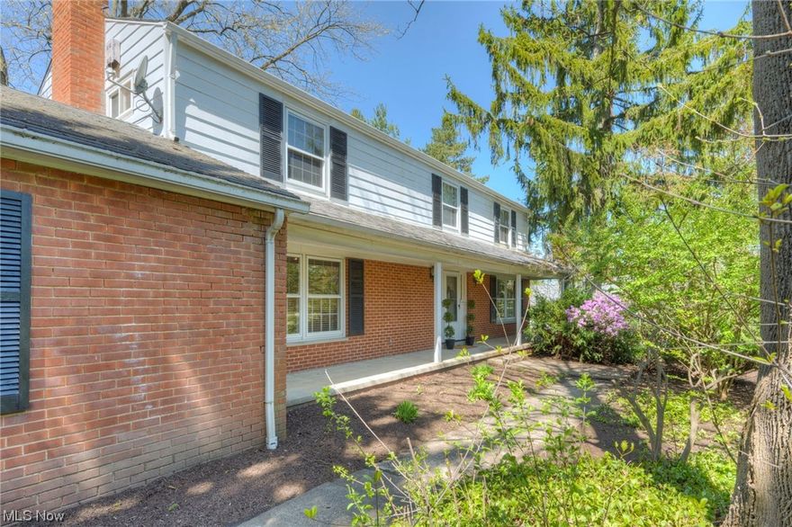 Welcome to 2822 Brainard Rd. in lovely Pepper Pike, Ohio.  This beautiful 4 bedroom, 2.5 bath colonial has everything you could want. This home offers over 3200 square feet of living space. The first thing you’ll notice when you step through the front door is the beautiful marble floor in the foyer, take a step down and enter the large cozy living room. This home also features a formal dining room with hardwood floors. You’ll be amazed at the enormous space in the great room, the room flaunts a gorgeous granite fireplace, hardwood floors, vaulted wood ceiling, and all the natural light you could ever want! The kitchen has new appliances, recessed lighting, ceramic tile flooring, and an eat-in area. Grab a book and head to the den and relax by the marble fireplace. The den also includes built-in shelves, recessed lighting, and carpeting. Head upstairs to the owner’s suite which includes a vaulted ceiling, recessed lighting, a walk-in closet, and a glamour bath with marble floor and walls! You’ll never run out of storage space in the partially finished basement.  Take advantage of the hot summer days by enjoying the heated in-ground swimming pool or just hanging out on the brick patio. Guard Home Warranty included. Don’t miss this amazing opportunity!