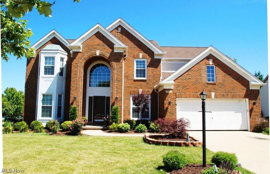 New listing in Waterford Crossing has numerous updates in & out! You'll be overjoyed by the spaciousness this floorplan grants! 2-story foyer with wood flooring, 9 ft ceilings thru-out the first floor, 2-story great room open to the 2nd floor above and convenient 1st-floor laundry with newer washer & dryer! Attractive beveled glass doors open the 1st-floor library/home office. The 2 story great room features a floor to ceiling fireplace and adjoins the enormous kitchen and is a wonderful space to gather with family & friends! The cook will be happy with recently updated with granite counters - newer sleek stainless appliances - stone backsplash - ceramic flooring, complete with planning desk, pantry, and island! Access upstairs from either the kitchen or foyer as this home features a T-staircase, large vaulted master suite with a glamour bath with soaking tub and not one but two large walk-in closets. Generously sized bedrooms and a recently remodeled main bath complete the second leve