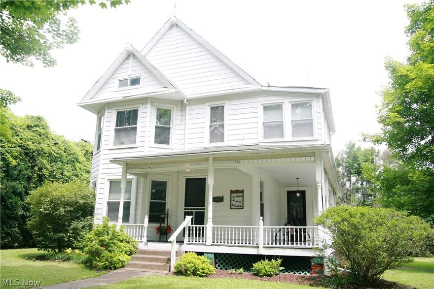 Historic charm on nearly 1 acre in the heart of Devola! This lovingly maintained residence rests on a large level lot surrounded by mature trees and lush landscaping. Spend your summers relaxing on the wrap around porch or planting a garden in the ample-sized yard. This property is a true gem with high 9 foot ceilings, newer vinyl windows and generous sized rooms throughout.  Three full baths and four bedrooms include the huge master suite with a large walk-in closet and updated bath with shower and separate jacuzzi tub. Two high capacity hot water tanks and two HVAC systems servicing the home are less than 5 years old.  The wrap around porch, wood floors, functional pocket doors and beautiful moldings add to the charm and character of this home. Call to schedule your private viewing today!