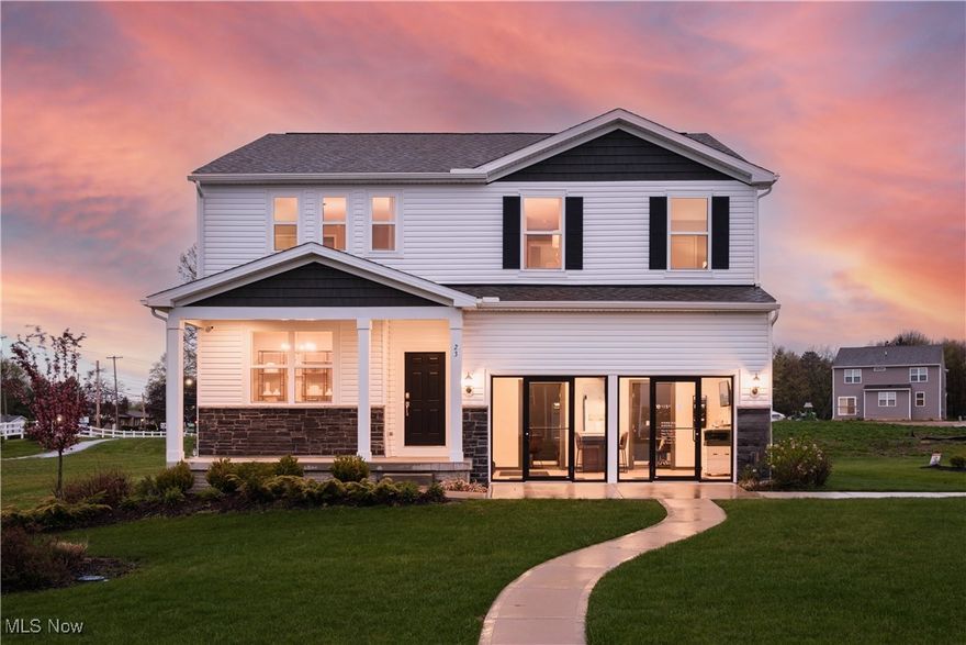 The model home in Tallmadge Reserve is now for sale! Experience the perfect blend of elegance & practicality in this stunning 4-bedroom model home. With upgraded finishes & custom wall accents, you'll be welcomed by a warm, inviting atmosphere. The chef-inspired kitchen is a highlight, featuring stainless steel appliances, beautiful quartz countertops, & a spacious walk-in pantry—perfect for culinary enthusiasts!  The inviting gathering room boasts gleaming hard surface floors & a cozy fireplace, creating a warm atmosphere for special moments.  This smart layout includes a spacious loft & two versatile flex rooms, ideal for a home office, play space or gym, along with a finished basement perfect for entertaining. Step outside to enjoy the upgraded stone-accented exterior with covered patio, & a large deck overlooking your beautifully landscaped yard. Located in a vibrant community with convenient sidewalks to shopping, a walking trail, & a playground, this home is just minutes from top schools, a recreation center, parks, and more. Don’t miss out on this chance to create your dream lifestyle.  Enjoy peace of mind from the industry leading warranties. Move-in ready August 2025.  Schedule your tour today!