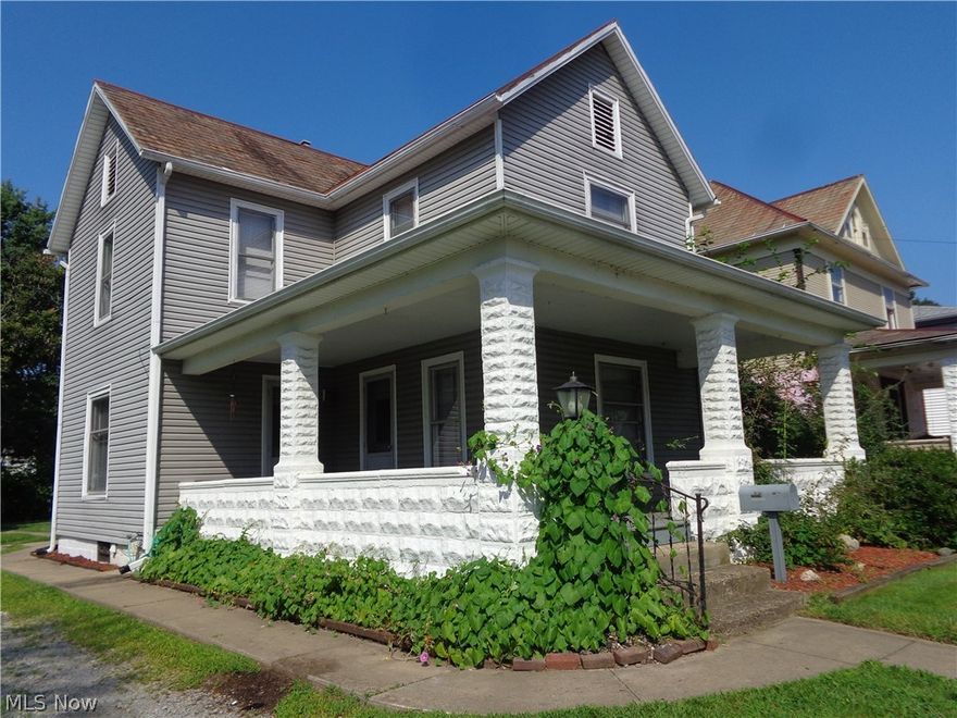 Lovely updated 3BR, 2BA home on a double lot. Newer vinyl siding, freshly painted in tasteful colors. Newer flooring throughout, ceramic tile in kitchen and full bathrooms. Laundry on 1st floor. Detached garage and private backyard with walk out from basement.Close to everything! Would also consider renting the house for $995 for month