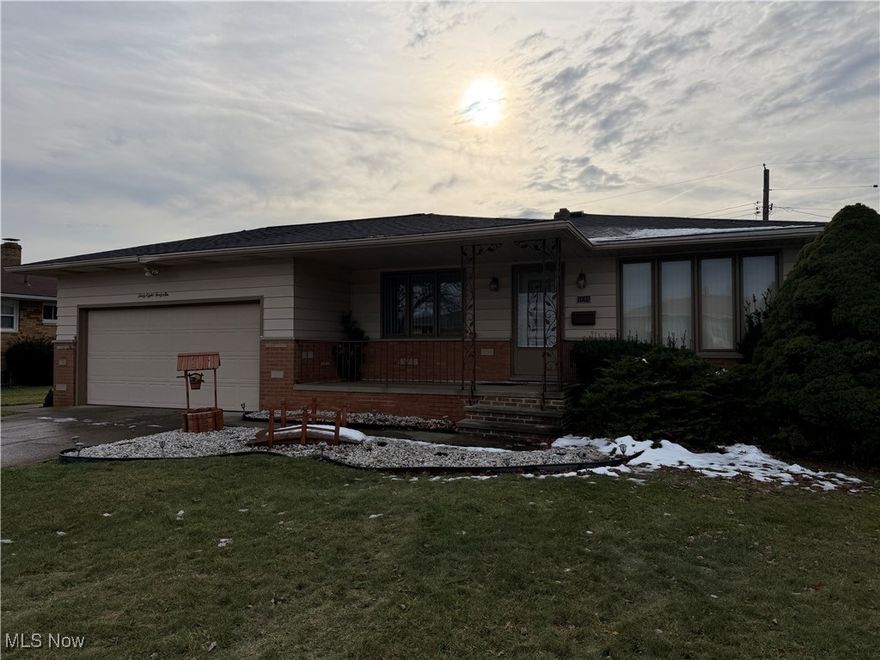 Welcome to 6846 Revere Rd. Parma Hts. , a three bedroom hip roof ranch with 1 1/2 baths, attached garage , fenced in back yard with a covered patio and a gas grill.  This ranch has a finished basement with bar. The other side has  plenty of storage for your stuff and laundry area.  The first floor is ready to move in but can use your ideas and paint for updating.  Located close to schools , shopping and worship.