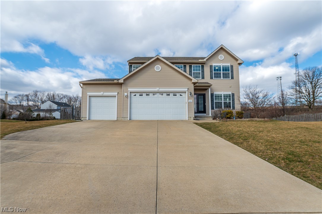 Welcome to 32972 Pennsylvania Drive, a beautifully maintained and updated four bedroom, three and a half bathroom home. This home is located in the heart of North Ridgeville in the Cypress Station subdivision. This inviting residence offers a perfect blend of modern amenities and classic charm, making it an ideal place to call home. As you step inside, you'll walk into the first of three living rooms. The updated kitchen opens up to the second living area alongside a formal dining room. The kitchen has just been updated with butcher block countertops , vinyl water resistant flooring and all new Samsung appliances! Three generously-sized bedrooms upstairs offer plenty of space for your family or guests along with an additional bedroom or office room downstairs. Downstairs you will also find the third oversized living room with plenty of storage spaces in a separate room along with a newly added remodeled full bath. Come and take a look at what this home has to offer and schedule a private showing today !