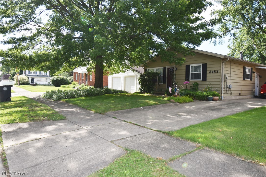 Welcome to 2483 Eastgate Ave! This charming ranch situated in the wonderful community of Ellet offers 3 bedrooms and 1 bathroom. As you come through the front door you are welcomed by beautiful hardwood floors in the living room and dining room area. The kitchen offers plenty of cupboard and countertop space for all your cooking enjoyment. With a full basement that is partially finished, you'll have additional living space that is perfect for a family rec room. Exiting into the backyard you'll have ample outdoor entertaining space with full privacy provided by the vinyl fencing that wraps the entire area. Whether you're looking to downsize or searching for that perfect starter home, 2483 Eastgate is a MUST SEE! Don't hesitate, schedule your personal showing today before it's gone!!!