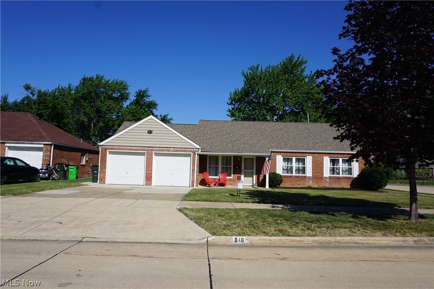 If you want one floor living, two car garage, large fenced yard and everything already remodeled - this is your home!!
Beautiful remodeled kitchen with breakfast bar overlooking the dining room, and all the kitchen appliances included. Both baths totally remodeled as well.  
A few of the updates: New electric, new insulation remodeled sunroom, New shed, new concrete patio, fully fenced yard, Newer furnace and air conditioning, roof in 2008. The plumbing in the kitchen and main bath replaced and the back bathroom a camera was run in 2017 (all good).