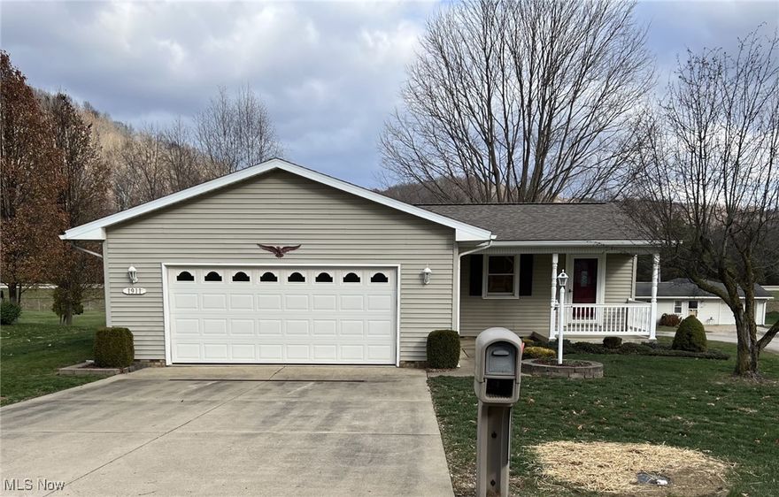 This quaint and cozy ranch home is move in ready!!! Located in the Indian Valley School District. This home has been freshly painted throughout the main floor and offers 2 bedrooms, with new floor coverings in master bedroom. Right off the master bedroom is the bathroom with remodeled walk in shower. Eat in kitchen with convenient layout, a generous number of oak cabinets and breakfast bar. Saving you the expense of kitchen appliances, seller is including range and refrigerator. Off the dining area you will be able to step thru the patio doors onto a 2-tiered composite deck for grilling, entertaining and relaxation. An automatic remote operated awning is attached to back side of home to shade the top part of the deck. The lower level has so much potential! Options to add additional bedrooms or living space. A shower & commode is already located in the basement. Walk out to ground level to a spacious back yard with shed for all your lawn & garden tools. For extra convenience pull right into the 2-car attached garage and walk into the hallway leading to the kitchen. This home has been well maintained and will not last long! Call today to schedule your appointment and view!