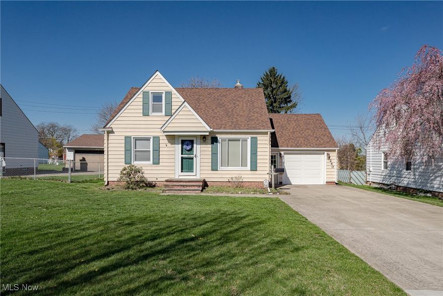 Welcome to 5240 Robinhood – A Charming Willoughby Classic! This well-maintained home has been lovingly cared for by the original family and is ready for its next chapter. Step inside to find gleaming hardwood floors throughout and a spacious front living room that sets a warm and inviting tone. The well-appointed kitchen features abundant cabinet space, a cozy eat-in area, and comes complete with appliances—perfect for both everyday meals and entertaining. Two comfortable bedrooms and a recently updated full bathroom are conveniently located on the main floor. Upstairs, you’ll find a private bedroom suite with a walk-in closet, plus charming built-in shelves and drawers offering both character and functionality. The full basement adds great value with a finished rec room and a dedicated laundry/utility area for added convenience. Enjoy outdoor living in the deep backyard with a concrete patio—ideal for summer gatherings or quiet relaxation. All this in a desirable Willoughby location just minutes from shopping, dining, and easy highway access. Don’t miss this lovingly cared-for home—it’s move-in ready and full of charm!