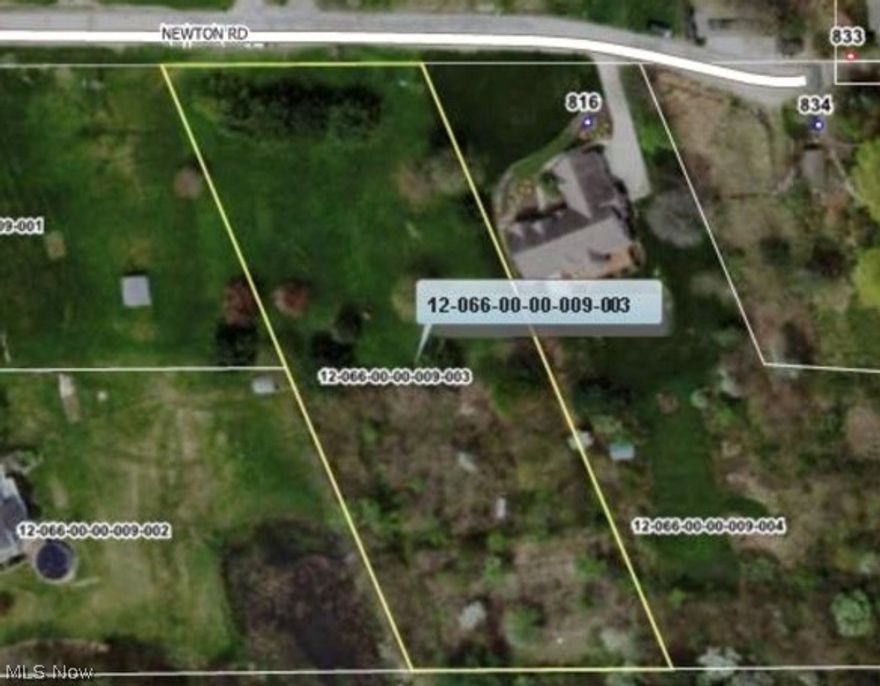 Situated off Hudson Drive on Newton Road in Franklin Township, Kent, Ohio this awesome 1.5 acre property is grassed lawn in the front and partially cleared/mowed yet wooded in back. Land slopes to rear and west side of property. PERC soil test has been ordered/completed by buyer and is available from your realtor. Electric and gas at street. Well & septic to be installed by buyer. Build in the wooded or in front of them. Either way, build to suit on this gorgeous property! Buyer to perform due diligence re: Franklin Twsp &/or Portage County Building requirements/restrictions/easements/point of sale requirements before writing an offer to purchase. 167' of frontage & 423' depth. Handy to Kent and yet great country living!