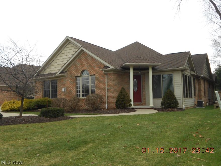 Open floor plan concept. Vaulted Great Room with gas fireplace open to Formal Dining Room and Kitchen with granite counter tops, breakfast bar and pantry. A bright Sun Room to enjoy. Master bedroom vaulted suite features a large master bath suite with dual vanity, tub, shower & walk-in closet. First floor laundry. Full basement ready for your finishing touches. Great location and immaculate. Ample parking for guests. New dishwasher, garbage disposal, furnace blower motor, freshly painted (except back bedroom), kitchen faucet, water softener cleaned & serviced, carpets Stanley Steamer & Tile in 2016!!! Sellers will consider renting for $1650 per month. Condo fee included in the $1650.