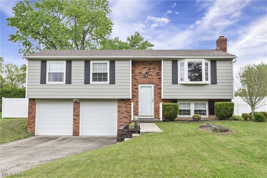 Prepare to be moved! Meticulously maintained home located at 8345 Celianna Dr in great northern Strongsville location. Offering 3 bedrooms, 1.5 bathrooms, and 1,608 square feet of finished living space with so many upgrades. This home balances functionality, comfort and a spacious, fenced backyard perfect for the gardener or entertaining. The upper level features a bright living room offering a welcoming space for everyday living or gathering with guests. The adjoining dining area provides easy flow for entertaining and opens directly to the deck and kitchen, which includes ample cabinet and counter space. This level also includes three comfortably sized bedrooms, each with carpeting and closet storage, along with a full, updated bathroom conveniently located nearby.

The lower level provides the extra living space everyone loves to have! The generously sized family room centered around a wood-burning fireplace, creating a cozy setting for relaxing or hosting. A convenient half bathroom is located on this level, along with a dedicated laundry and utility area featuring glass block windows for added light and privacy.

The amazing outdoor space includes a newly laid wood deck, paver patio, and a beautiful, fully fenced backyard with a 6' vinyl privacy fence (2018), along with a storage shed for added convenience. Situated on a 0.29-acre lot in the Strongsville City School District, the property also includes an attached two-car garage. Notable updates include a complete roof tear-off (June 2024), deck board replacement (March 2024), furnace (2022), stove (2021), garage doors (2020), and full sewer line replacement (2019). A well-cared-for home with thoughtful improvements, offering flexible living spaces inside and out. Ideally positioned in Strongsville, this location provides convenient access to shopping, dining, and everyday amenities, along with nearby parks, recreation options, and commuter routes, adding to the home’s overall appeal.
