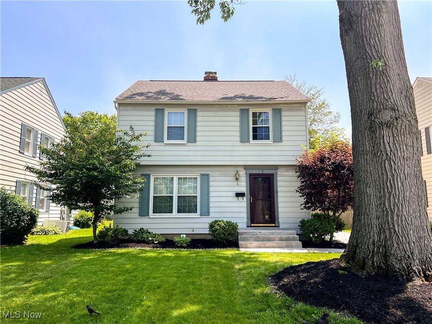 Three-bedroom colonial home available for rent in the heart of Cuyahoga Falls. This location is within less than a mile to the Front Street downtown social strip, the highway entrance, and many parks. The home is clean well-kept colonial with many amenities. The front living room has a fireplace, and the wood flooring that wraps around into the dining area. The kitchen breakfast nook creates an eat in kitchen that has a pass-through window into the family room. The family room has built in features and back door to the back yard. There is half bath on the main floor. The upstairs has three bedrooms and the full bath. There two nice size bedrooms with the third room a little smaller that could be used as nursery, playroom, or office. Interested parties will be given an application link by the realtor, the cost is $55 per adult. No pets, no vouchers, other restrictions may apply.