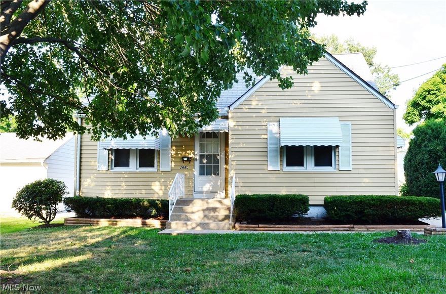 Fantastic Cape Cod near Portage Crossing. Newly remodeled kitchen and full bath. New carpet throughout. Fresh landscaping. 2 car garage and central air, all for $1200 a month. Call to see it today.