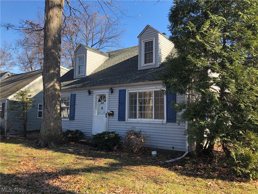 Nestled amongst the trees lies a large cape cod style home with attached garage. Highly desirable area.  Great opportunity awaits the renter looking for a 3- possible 4 bedroom, 2 full bath home with plenty of room to roam! Lots of light in the living room with built in corner cabinetry.  Sweeping family/rec room with fireplace makes oversized furniture a breeze!  Full bathroom on each floor of home.  Hardwood floors upstairs, carpeting downstairs. Appliances stay - refrigerator, dishwasher, oven.  Fenced back yard and storage shed makes for added convenience. Avon Lake Schools. Nearby schools, local shopping, amenities and Lake Erie within blocks.  Ready for immediate occupancy.