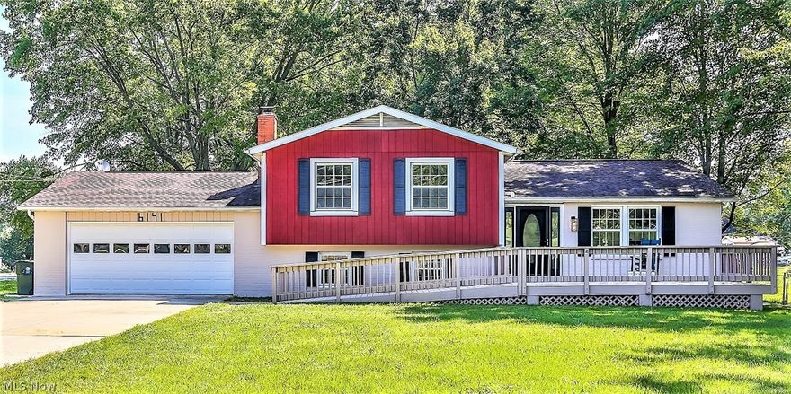 ** Beautiful Remodeled Split Level In Norton LSD W/1700 Sq. Ft, 3 Bdrms, 2 FULL Bathrms, A Living AND Family Rm, Wheelchair Accessible Front Walkway/Deck, Wide Concrete Driveway, Back Patio, Attached 2 Car Garage, Shed And .40 Acres! *Location Couldn't Be Any Better, Sitting Next To A Park With Basketball Court, Playground And Huge Parking Lot Next Door! *Updates Include: NEW AC, LUXURY Legacy Distressed Oak Waterproof Plank Flooring & Carpet Throughout! *Complete Kitchen Remodel Boasting Elegant Sparkle White Galaxy GRANITE COUNTERTOPS W/4" Backsplash, Custom Built Peninsula, White Arcadia Style Shaker CABINETS W/Hardware, Undermount Stainless Sink, Stainless Steel Gas 5 Burner Stove W/Hood, Dishwasher & Commercial Style Faucet W/Sprayer! *Dining W/Valleymade Triple Jar Lighting Fixture *2 Bathroom Remodels Include Upstairs: New Subway TILED Bath & Shower Surround W/Large Glass Block Window, White Vanity, Brushed Nickel Fixtures And Dual Hand Shower/Shower Head! Lower Level FULL Bathr