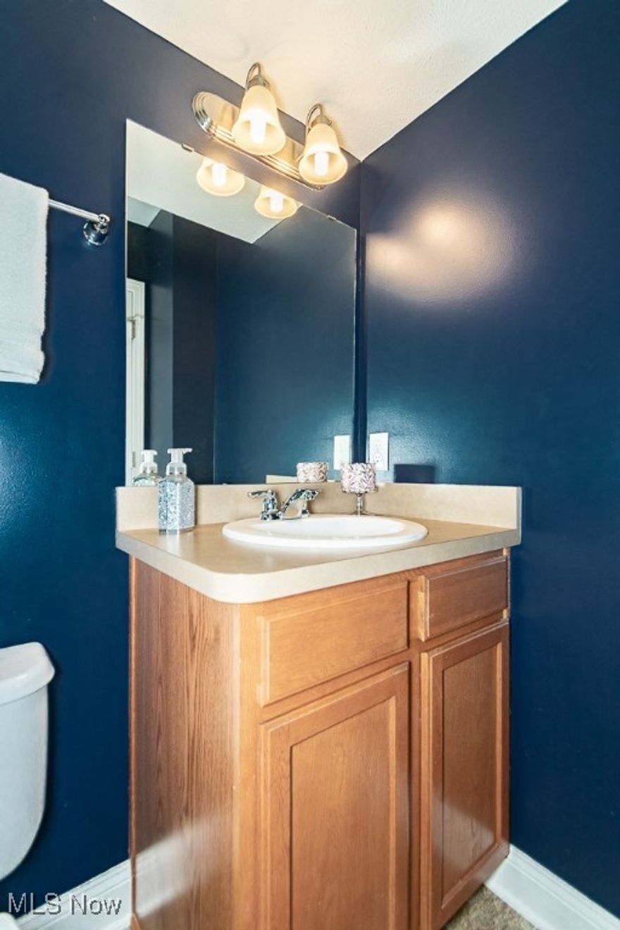 Welcome home to this stunning 4 bedroom Colonial in the Lake Erie Shores. Upon entering you are greeted with a large living room with open concept to your kitchen and dining area. Soak up plenty of sunshine in your additional morning room just off the kitchen. Upstairs the master bedroom is complete an En Suite and double closets. The second floor also features 3 more spacious bedrooms and full bath. Enjoy the ease of the laundry room conveniently on the second floor. The lower level has been finished to provide extra recreational space along with tons of storage. Enjoy the outdoors on your private patio that boasts tons of lush landscaping. Along with being part of this community you have access private parks and playgrounds and even a Lake front park/pavilion!