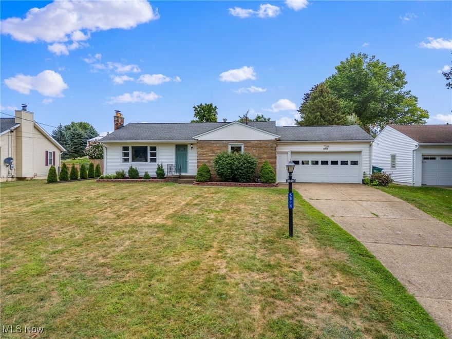 This beautifully updated ranch is located in a desirable Canton neighborhood and comes with "lake rights" for endless fun. The main floor features 3 bedrooms and 1 full bath, while the fully finished basement expands your living space with a family room, a second full bath, a dry bar, a utility area, and a charming laundry room. When you're not enjoying the lake, relax in the cozy 3-seasons room overlooking the fully fenced backyard. Upstairs painted in 2025, water heater and roof new in 2019, A/C and furnace new in 2023.