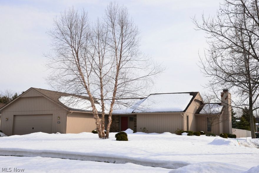 This neutral center hall ranch features ceramic floors, very large great room with fireplace, built-ins, and a wonderful rear yard that is completely fenced in.  Recently converted from electric to all gas, this home offers a community pool, tennis and more.  Located in Meadowood IV - make it a must see today!