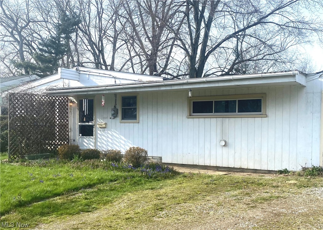 This Ranch style home sits in West Akron area moments from Interstate 77 and seconds away from Golf Course. The property offers 3 Bedrooms all with ample closet space. Being a Ranch, all living is on one floor and gives a buyer options to make this property their own. The Living room flow into the kitchen give a open floor concept. Outside the backyard provides privacy with a wooden fence to allow for enjoyment. This property is being SOLD AS IS, all it needs is a buyer to put their own touch on it. Schedule your own viewing today and take advantage of this opportunity.