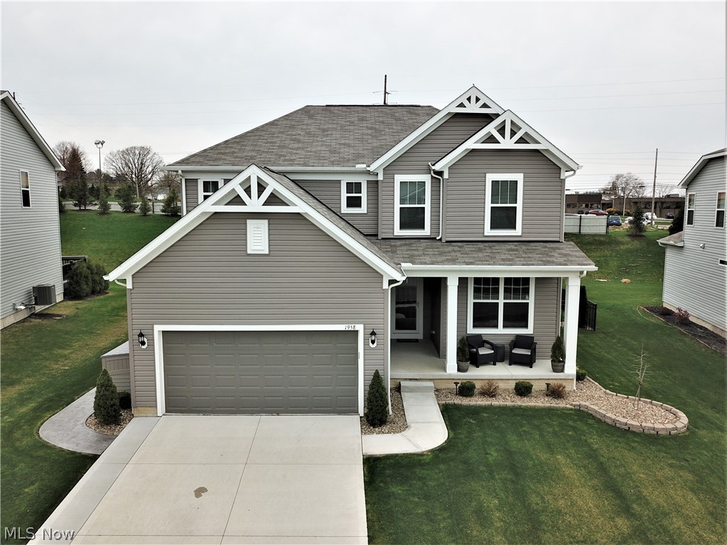 Check out my 3D tour in the link above on this exquisite nearly new home in Bakers Glen! Why buy new when you can get one that has barely been lived in, yet already has over $40,000 in amazing upgrades such as a finished basement, landscaping, stamped patio, deck and wrought iron fencing! This current seller already took care of those items for you! The open floor plan style with 9" ceilings is decorated in todays color palette and tastefully combined with gorgeous granite and lighting! Even the blinds are upgraded from the norm! The basement was tastefully designed for entertaining and includes a full bathroom! In addition to the 3 bedrooms, there is an additional loft room upstairs and on the first floor there is a separate, spacious office! The laundry is on the second floor for your convenience! Outside living was important to this seller and thus he spent some money on the backyard with beautiful landscaping with lights and timers! This lot is the widest lot in the community