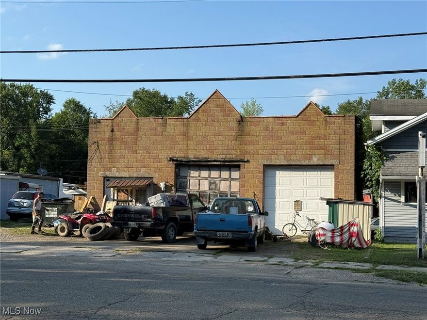 Investment opportunity.  30 X 37 garage with wood burner and (2) 10' overhead doors.  Potential workshop or storage.  No water or sewer.  Tenant occupied, 24 hour notice to show.