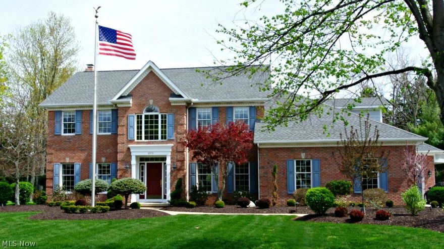 Something special! This exceptional Colonial is full of hidden surprises and quality features. From the stately, brick-front exterior to the spectacular backyard, no detail has been overlooked.  Inside, superior craftsmanship is evident throughout. Family Room features a gorgeous wood coffered ceiling. Spacious island Kitchen has Corian counters & vaulted Breakfast Room overlooking the backyard. Adjacent 3-season Sun Room is HUGE! Upstairs is a beautiful Master Suite, plus 3 other Bedrooms. Two Bedrooms have extended dormer areas & share a Jack & Jill Bath. A surprise "hobby" room off one has a spiral staircase that leads down to the Carriage garage. The Master Bathroom has been updated with blue marble counters & jetted tub & has a door to rooftop porch over the Sun Room. The Lower Level has a large finished Rec Room with custom bar, 2nd Kitchen, Full Bath, Exercise Room, & 2 changing rooms with walkout access to pool & patio. The backyard is an entertainer's dream with in-ground pool, stamped-concrete patio & walks, brick outdoor BBQ & fireplace, & gazebo with wet bar! Other extras include 4.5 car HEATED Garage, 1st floor Den & Laundry, a Rannai constant hot water system, new roof (2011), & 1-year Home Warranty!