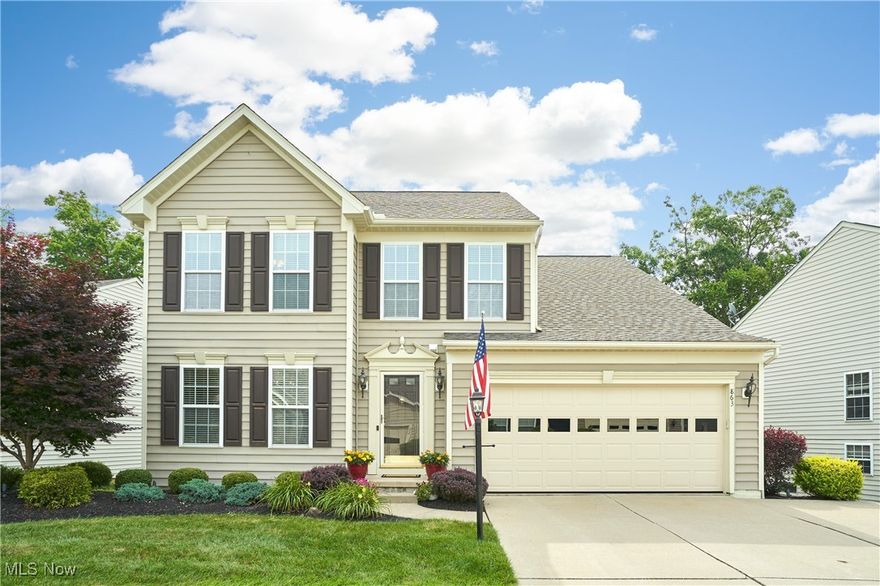 Welcome to this quality, pristine home in the desirable Willow Creek neighborhood. Perfectly situated to enjoy a private wooded backdrop of Sand Run.  Inside, you’ll find comfortable living spaces enhanced by gleaming hard wood floors, natural wood finishes, and an easy-flowing floor plan.  The open foyer leads seamlessly to a large kitchen with granite countertops, stainless steel appliances, an island, and abundant cabinetry. A flexible front room provides options for formal dining, a home office, or creative use.  The family room offers a gas fireplace, and the morning room is flooded with natural sunlight.  A guest bath and laundry room complete the first floor. Upstairs, the primary suite is a retreat with a walk-in closet and private bath, while three additional bedrooms are generously sized, bright, and versatile.  A finished walkout lower level expands your lifestyle, an inviting space for entertaining with a built-in bar, and full bath with direct access to the lower patio. Ample storage ensures everything stays neat and organized. Step outside to enjoy the outdoors, the deck overlooks peaceful woods, with stairs leading down to the yard and patio. This home blends quality, privacy, natural light, and functionality—a true gem. Schedule your private tour today and ask your agent for the detailed home facts sheet. Recent Improvements: 3-car driveway parking, Roof (2020), Hot Water Tank (2021), Garage door and exterior lighting (2023), deck repair/staining, 3 replaced windows, and updated faucets and light fixtures in the primary bath.  Some photos have been virtually enhanced.