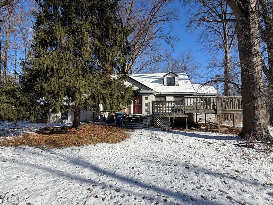 Superior Built home on a 2.2 Acre wooded lot and a extra large 2 car attached garage. The home has lots of potential and is a fixer upper. The utilities are not on, and the home needs updating throughout. Structurally strong house with a ton of great qualities in a great area that backs up to the highway providing additional privacy and seclusion. Cash deals only, set up a showing today!