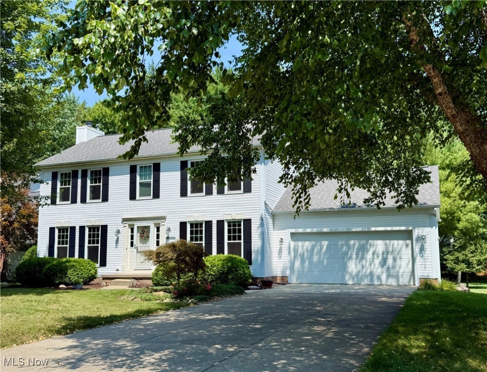 Wow! A gem like this doesn’t come around very often! Pride of ownership, quality and attention to detail are evident the moment you enter this gorgeous home. The warm and inviting foyer is flanked by wonderful family room and an office/formal dining room. The fabulous updated kitchen has beautiful quartz countertops, abundant cabinets and counter space. The kitchen is bright, spacious, open and wonderful for entertaining. The spacious family room boasts a beautiful stone fireplace, rich crown molding, abundant natural light and gorgeous wood floors that flow throughout the first floor. The dinette area is spacious and provides access to the 16 x 14 screened cedar sun porch where you will likely spend most of your time enjoying the sights and sounds of nature in your beautiful backyard. A powder room and laundry room complete the first floor. Upstairs you will find a large master suite with a gorgeous master bath with soaking tub and an updated step-in shower. Gorgeous Pergo Portfolio+ laminate floors were added to the master bedroom and second floor hallway. Two additional bedrooms with beautiful newer carpet share the updated hall bath which has newer flooring and new glass shower doors. The lower level offers the perfect area for recreation or entertainment. Don’t miss the endless updates added by the owner to make this home extra special. You will find updated crown molding, wainscoting, bead board, custom trim, updated metal stair rail with decorative balusters, upgraded hardware, light fixtures, ceiling fans, can lights and bath fixtures. This home includes all kitchen appliances and the washer and dryer. To top it all off, new windows were added in 2021, a new roof in 2022, new hot water heater in 2022, new furnace and AC unit in 2023 and a new sump pump in 2025. A brand new front storm door and new shutters were installed in late July 2025.
This fabulous home has it all! Hurry to schedule your private showing or you will surely miss out!