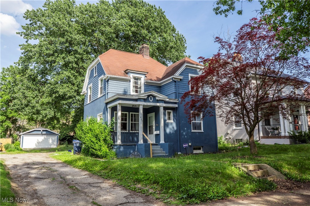 Discover this charming 4-bedroom colonial home nestled in the sought-after Firestone Park neighborhood. A generous driveway welcomes you, leading to a detached two-car garage boasting a recently installed roof and garage door. Step inside to a warm foyer that opens effortlessly into the bright living and dining areas. The living room, bathed in natural light from a large window, flows into the dining room, where two oversized windows showcase stunning luxury vinyl plank flooring. The adjacent kitchen is a chef’s delight, featuring brand-new high-end butcher block countertops, ample cabinetry, and modern appliances, including dual built-in ovens and a 36-inch glass cooktop with a bridge burner. Upstairs, four spacious bedrooms await, each with fresh carpeting, accompanied by a full bathroom. A convenient half bath is located on the lower level. Enjoy cozy evenings by the fireplace in either the main-level living room or the basement family room. Additional upgrades include a new electrical panel and a freshly painted exterior. Perfectly situated near schools, parks, shopping, and local attractions, this move-in-ready home includes a home warranty for added peace of mind. Don’t miss your chance to own this Firestone Park gem—schedule your tour today!
