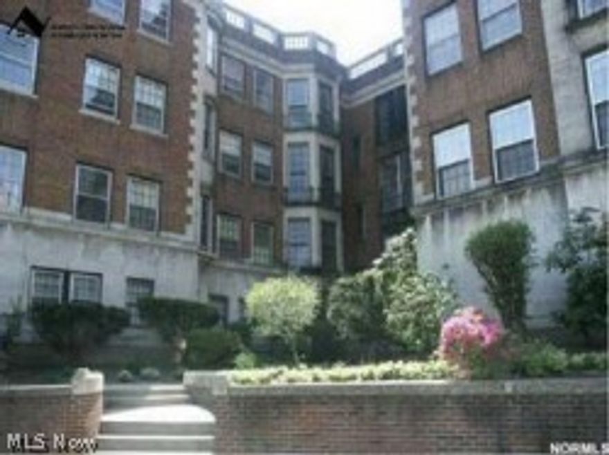 Two large units combined to form a freshly renovated 3000 square foot luxury condominium unit steps away from University Circle, Cleveland Heights and Downtown Cleveland.  Live, work and play within minutes of each other.  If you work at the Cleveland Clinic, University Hospitals, Case Western or other University Circle institutions and you could be home in minutes.  Entertaining will be a joy with this floorplan.  The units have been subject to a complete and thorough renovation and modernization.  The floorplan is very open and modern yet it still retains the feel of a century old building.  The kitchen encompasses the living room and gives quite an airy feeling to the room. The cabinetry through the unit is second to none with new blonde maple cabinets in the kitchen, pantry, dining room, library, master bath and secondary baths.  Storage will not be a problem in this unit, lots of spacious closets.  There is an in suite laundry and covered parking for two cars.  This building is un