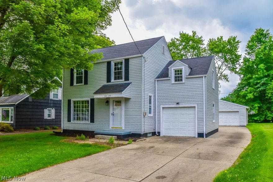 Remodeled 3 bedroom, 2.5 bath home with multiple living spaces and an updated kitchen! There's a 1-car attached and a 2-car detached garage with openers! Beautiful refinished hardwood floors in the living room, dining room and all the bedrooms. The spacious formal living room features a gorgeous fireplace with new stone and bookshelves. The dining room opens to the remodeled kitchen with stainless steel appliances, new cabinets and tile backsplash. The large family room is filled with sunshine! It offers tile flooring, a closet, backyard access and an updated half bath with a pocket door. It could even be used as a first floor master! Upstairs, all 3 bedrooms are generously sized with good closet space. Bedroom 1 offers 2 closets and a window seat. Great hallway storage and an updated full bath with a new vanity and beautiful tile surround. Second full bath in the basement! This home has been freshly painted with neutral, cool colors and has updated hardware throughout. Don't miss out