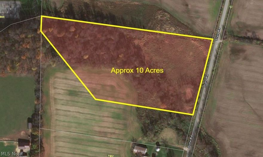 Approx 10 acres in Sharon Township. Zoned R-1. Beautiful wooded area with rock ledges along northern border. Moving south the property rises to the crest of a hill with ideal homesite and expansive views.