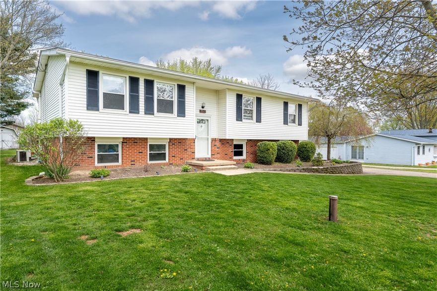 Love where you live! Welcome to your new home nestled on a serene dead-end street in a tranquil neighborhood. Experience the epitome of suburban living with this charming bi-level home, boasting comfort, convenience, and style at every turn. As you step onto the property, you'll be greeted by the expansive front and backyard, offering ample space for outdoor relaxation and entertaining. Step inside to discover a meticulously updated interior, featuring:3 Bedrooms: Each offering a retreat-like atmosphere and generous closet space, providing the perfect balance of privacy and comfort for every member of the household. 2 Full Bathrooms: Include a master bedroom ensuite for added convenience and luxury. Updated Eat-In Kitchen: A culinary haven awaits with stainless steel appliances, complemented by a large farmhouse sink overlooking your own private backyard oasis. Whether you're hosting a family brunch or preparing a gourmet meal, this kitchen is sure to inspire your inner chef. Lower-Level Office Space: Ideal for remote work or a creative studio, this versatile area offers the perfect blend of functionality and comfort, ensuring productivity without sacrificing comfort. Updates include: vinyl and carpet flooring, newer windows on the lower level, Updated bathroom to include vanity, light fixtures, Deck, and banisters with Trex decking, Gutter Guards-2020 and entry doors.