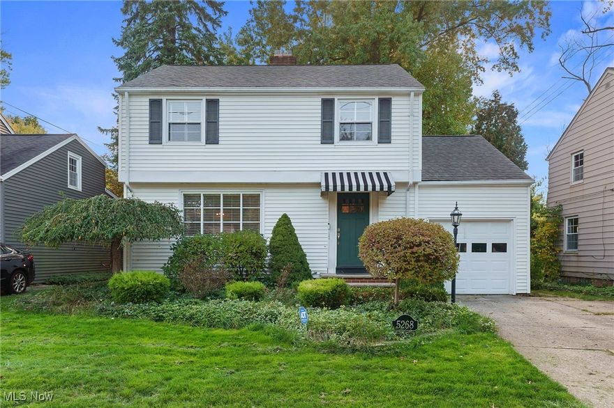 Welcome to 5268 Edenhurst Rd, Lyndhurst – A Charming Colonial Perfect for Family Living! This beautifully maintained 4-bedroom, 2.5-bath colonial offers comfort, style, and functionality in one of Lyndhurst’s most desirable neighborhoods. Step inside to a light-filled living room featuring a cozy fireplace, creating the perfect gathering spot for family and friends. The formal dining room flows seamlessly for everyday meals or special occasions, enhanced by modern lighting and a soft light-gray color palette that makes the entire home feel bright and sophisticated. The updated kitchen combines classic and contemporary touches, showcasing crisp white cabinetry, granite countertops, and stainless steel appliances. Thoughtful details such as crown molding, soft-close drawers, built-in pantry, spice cabinet, and custom hand-crafted ceramic tile flooring sourced from the Southwest add both beauty and function. This space is designed for both everyday cooking and entertaining. A warm and inviting family room sits just off the kitchen, complete with a second fireplace, ceiling fan, and window overlooking the spacious backyard. From here, step out to the deck—ideal for outdoor dining and family fun. A half bath on the main level adds everyday convenience. Upstairs, you’ll find four generous bedrooms and a full bathroom with stylish finishes. The lower level features a partially finished area, offering flexibility to create a recreation space, home gym, or playroom, complete with a full bath and laundry area. Outside, enjoy a large backyard perfect for gatherings, play, or gardening, along with a beautiful deck for entertaining. An attached garage adds convenience and storage. Move-in ready and full of charm, this home blends timeless colonial character with modern updates—an ideal place for your family to grow and make lasting memories!