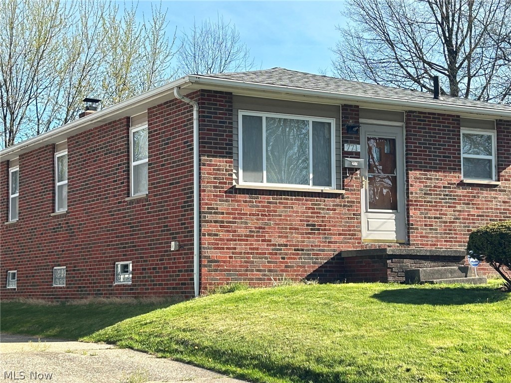 Very nice solid all brick 3 bedroom ranch with detached garage is located around well-kept homes. Large eat-in kitchen complete with double sinks, stainless steel refrigerator, gas stove, counter microwave. Also included is a nice washer and dryer. New home roof in 2023 is one layer. Newer central air. Vinyl tilt-in windows, neutral decor, lots of natural light. The beautiful easy-care hardwood flooring in living room and down hallway throughout all bedrooms is great for pets and/or children, All blinds and window treatments are included. Updated bathroom. Oversize 1 car garage with door opener. Handy back drive turn-around, level backyard is partially fenced. Clean full basement offers many options for more enjoyable living space complete with glass block windows. Seller MAY need 30 days possession and at certain times need notice for showings. Sold As Is; however, you will notice all mechanicals and home are in good working condition. One floor living at it's best convenient to major highways, shopping, schools, and entertainment. Be sure to check out this no worry brick home soon..