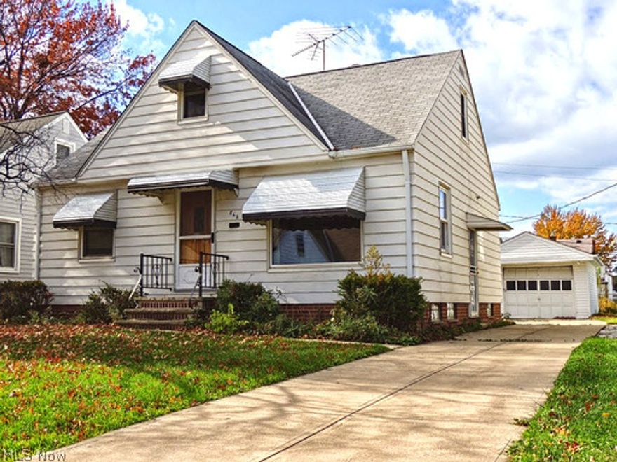 The renovations done to this home are unmistakably marvelous. The property is 1,174 square feet with 4 bedrooms and 1 full bath. Air conditioning, partially finished basement and a one car detached garage. This property is located in the city of Euclid close to the freeway and shopping.