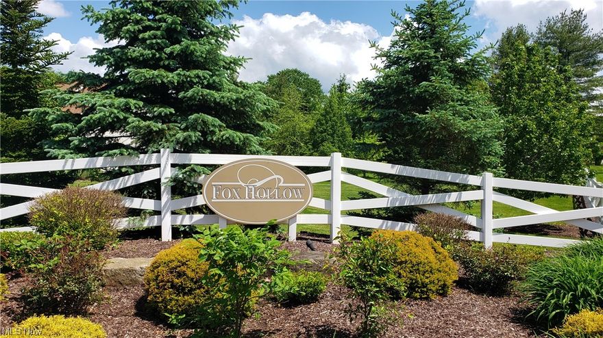 Get out of the city and visit Fox Hollow in Garrettsville . There are restaurants, grocery stores, a cinema, drug store, post office, a boardwalk waterfall, Dairy Queen, and more all located within walking distance of these new homes. The location is within 30 minutes of Solon via easily accessed RT 422. Underground utilities (gas, electric, water and sewer) available - NO SEPTIC SYSTEMS! This is a very welcoming community of friendly neighbors and lifetime friends that are all proud to call Garrettsville, Ohio home. Bring your own builder or meet with some of our builders that have built several new homes in Fox Hollow.   Lot #51 on map.