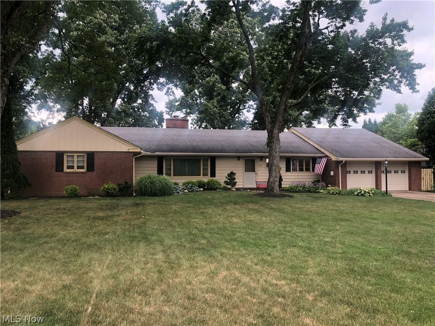 Fabulous location in highly desired neighborhood. This large ranch on nearly a half acre connects to Freer Field with woods, meadow, and paved walking path. The home has large rooms, numerous built ins and shelving, vast pantries and storage areas, and an open floor plan. The back yard has a storage building, shed, and brick patio area.  The laundry room has new flooring & laundry sink. Hot water boiler heats plumbing under the floor. All appliances & pool table stay. Possession available after Sept 20th.