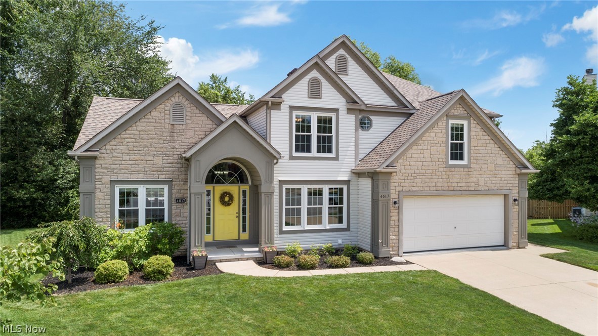 Welcome Home! On the Private Cul-De-Sac of Greenlawn Drive you'll find this gem of a colonial! Inside the Front door you are greeted by a bright and airy Vaulted Foyer. Turn left from the Foyer and you are led to Vaulted Ceilings in the first floor Bonus Room and adjacent Living Room. Surrounding Windows let in a superabundance of Natural Light! Turn right through the front door and you are greeted by stately pillars accentuating the formal Dining Room. Through the Dining Room you will find the Wide Open Kitchen outfitted with Fresh White Cabinets and Hardwood Flooring. The Kitchen flows seamlessly to the Dinette, where you will find the glass slider to your Backyard Oasis! Past the sliding door you are welcomed by a Private Backyard that backs up to Conservation Land, complete with a Wooded View, recently refinished Two Tiered Deck, & Sparkling Heated Pool! Off the kitchen to the front of the home you'll find the Laundry Room, Half Bath, and the entry from the 2 car Attached Garage. U