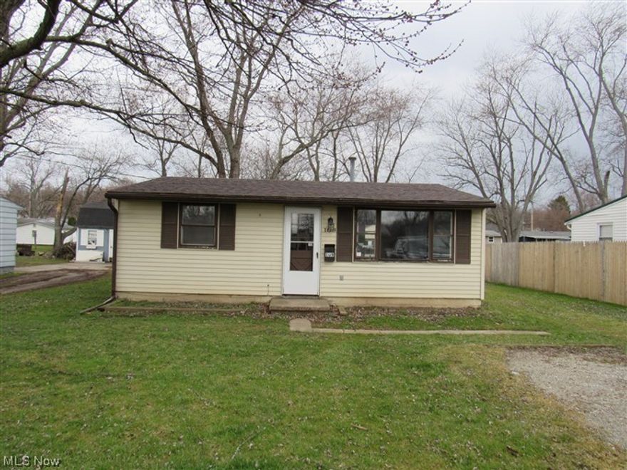 Sold as is.  Great opportunity for an investment.  This is great for some sweat equity and purchasing the home to live in or fix it up and make it a rental.  Many possibilities.  There is an over sized detached garage.