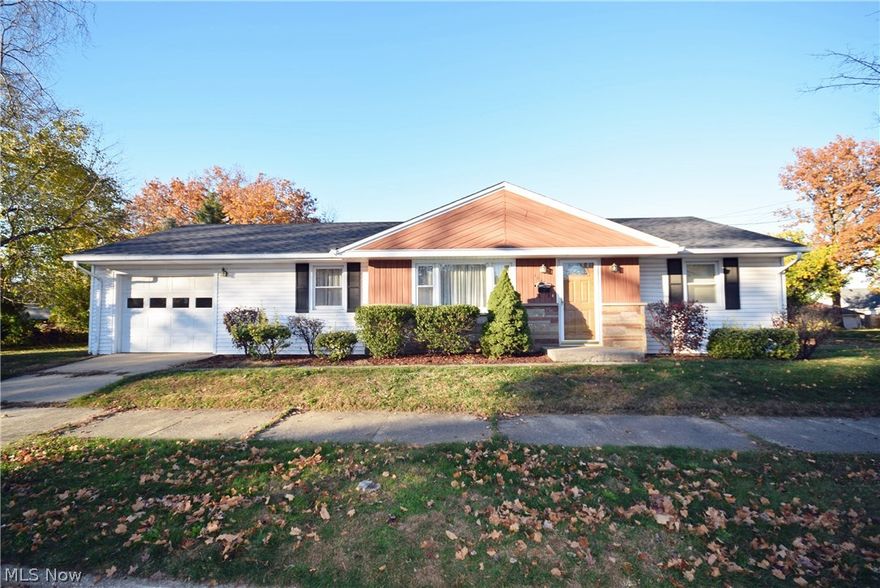First floor living with updates! Charming ranch with hardwood floors.  The kitchen features an abundance of cupboard space.  Dining room has built-in shelf with a cabinet on the bottom.  Updates include;  new furnace in 2013,  new roof in 2007 and updated siding.   No worries as this house comes with America's Preferred Home Warranty.  Don't miss out! Call today to schedule your showing!