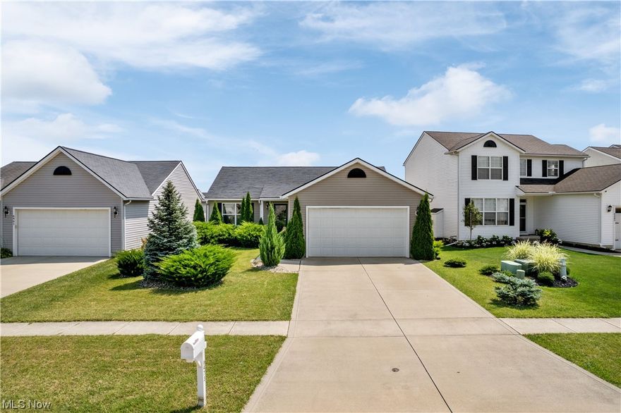 Welcome Home! This 3 bedroom 2 bathroom ranch home is waiting for you to make it your own! Located in North Ridgeville, this property offers an inviting lifestyle with its thoughtfully designed layout, convenient amenities, and potential for customization. With 3 bedrooms, 2 full bathrooms, and an expansive unfinished basement that is plumped for a 3rd full bathroom, this home is ready to suit your needs. Upon entering, you are greeted by a seamless layout. The open-concept layout provides a fluid transition between the living room, dining area, and kitchen, fostering an ideal environment for both daily living and entertaining. Down the hall you will find 3 bedrooms and two full bathrooms! The main floor also offers a laundry room for your convenience. Outside you will find a partially fenced in yard with a stone patio for extra outdoor living space! Schedule your showing today!