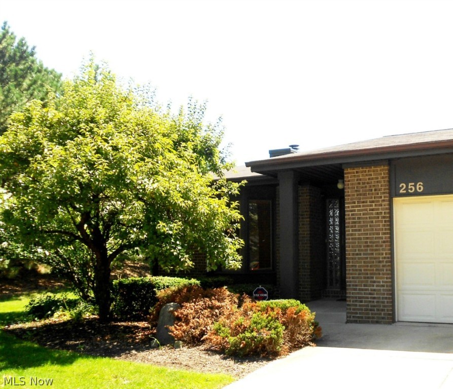 The epitome of a picture perfect home! I can't say enough about this fantastic ranch condo. It's beautifully updated, tastefully decorated, well maintained, and move-in ready. This two bedroom, two & a half bath end unit features an updated kitchen with stylish dark wood cabinets, granite countertops, island, and stainless steel appliances. A pass through to the dining/great room with gas fireplace makes for easy entertaining. Sliders off the spacious great room lead to a private fenced area with deck for outdoor enjoyment. Master suite includes a walk-in closet and nice full bath. The awesome lower level offers a totally finished recreation room with French doors to media room and huge walk-in closet. This impressive condo is close to the expressway and convenient to downtown festivities and entertainment. Home warranty provided.