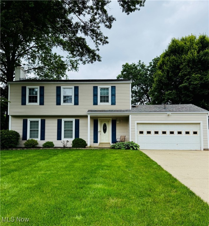 Don't miss this wonderful 4 bedroom, 2 1/2 bath colonial in the desirable White Gate development of Tallmadge with sidewalks along tree lined streets and direct neighborhood access to the Tallmadge elementary and middle schools and Rossiaky Stadium.
From the moment you enter the front door you will recognize the pride of ownership and loving care given to this home. Beautiful hardwood floors flow throughout the spacious living room, dining room and family room. A beautifully remodeled kitchen boasts granite counters and generous cabinets as well as a breakfast bar for informal dining and a stylish barn door providing access to the basement. A wood burning fireplace in the living room, a spacious formal dining area, a family room with a French door to the deck and a convenient half bath complete the first floor. On the second floor you will find a master bedroom with en suite full bath, 3 additional bedrooms and a shared full bath. Hardwood floors also flow throughout the hallway and all upstairs bedrooms. Enjoy the outdoors in the wonderful fully fenced yard (vinyl) with a low maintenance composite deck, beautiful patio, hot tub, fire ring and storage shed. A concrete parking area next to the garage provides the ideal space for an additional vehicle. The basement was professionally waterproofed and carries a lifetime transferable warranty. Ring Doorbell and brand new Ecobee smart thermostat remain with the home.
